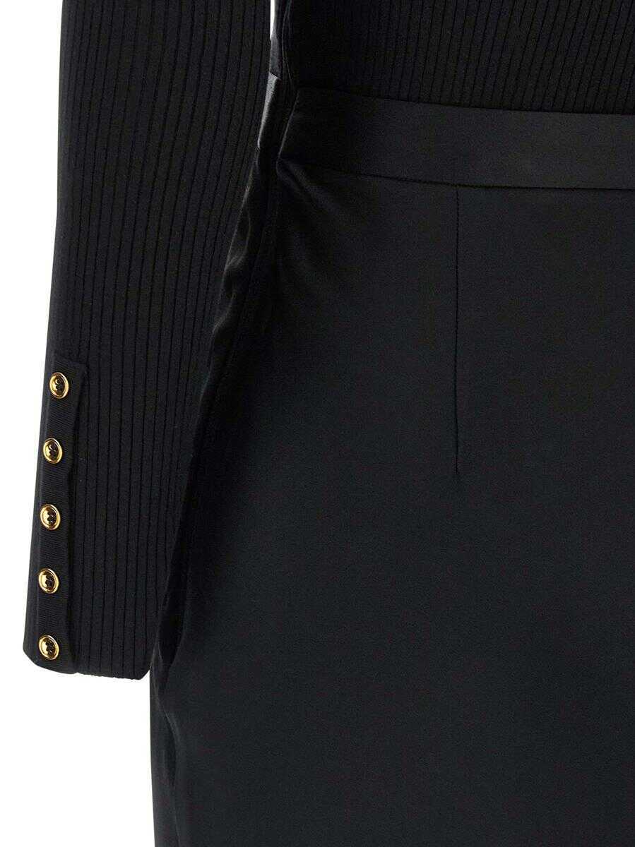Rochii Elisabetta Franchi Elisabetta Franchi Turtleneck Dress Black Femei (BM 18960270) 4