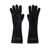 JACQUEMUS 'Les Gants Gros Grain' Black Gloves With Logo Patch On The Front In Wool Blend Woman Black