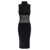 Elisabetta Franchi Elisabetta Franchi Gauze Insert Dress Black