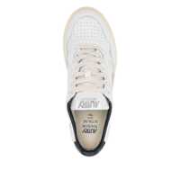 Incaltaminte AUTRY Dama pagina 2 - Sneakers AUTRY Medalist Low X Maison Kitsun White And Blue Sneaker With Side Logo And Logo Lettering On The Back In Leather Woman WHITE Femei (BM 18960447) - B-mall.ro