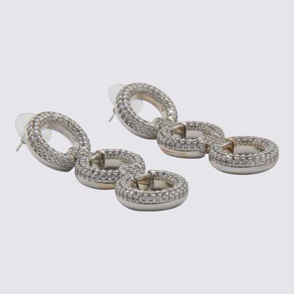 Cercei Self-Portrait Self-Portrait Silver Earrings SILVER Femei (BM 18960498) 3