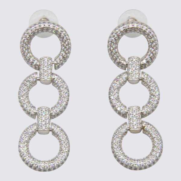 Cercei Self-Portrait Self-Portrait Silver Earrings SILVER Femei (BM 18960498) 1