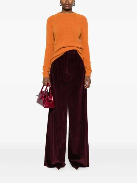 Pulovere BASE Base Wool Crewneck Sweater ORANGE Femei (BM 18960543) 2