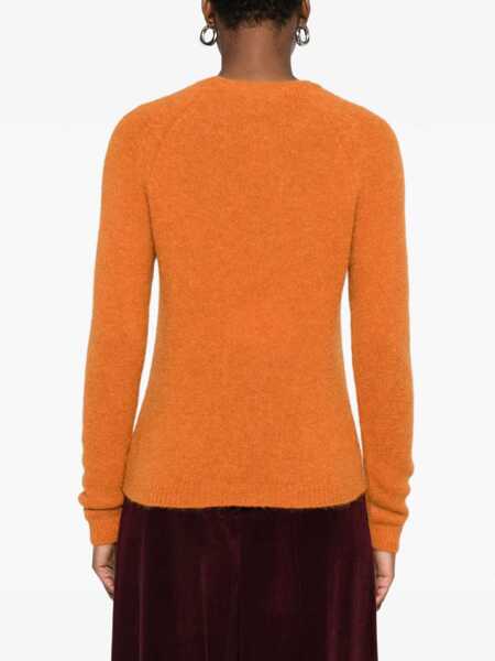 Pulovere BASE Base Wool Crewneck Sweater ORANGE Femei (BM 18960543) 4