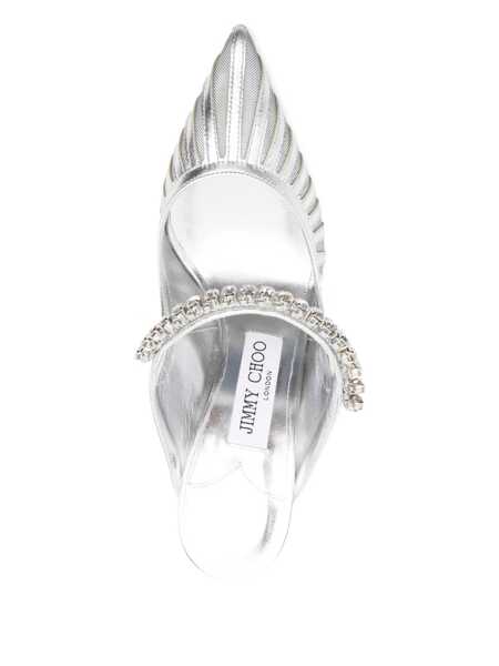 Pantofi cu toc Jimmy Choo Jimmy Choo Bing Mules SILVER Femei (BM 18960768) 4