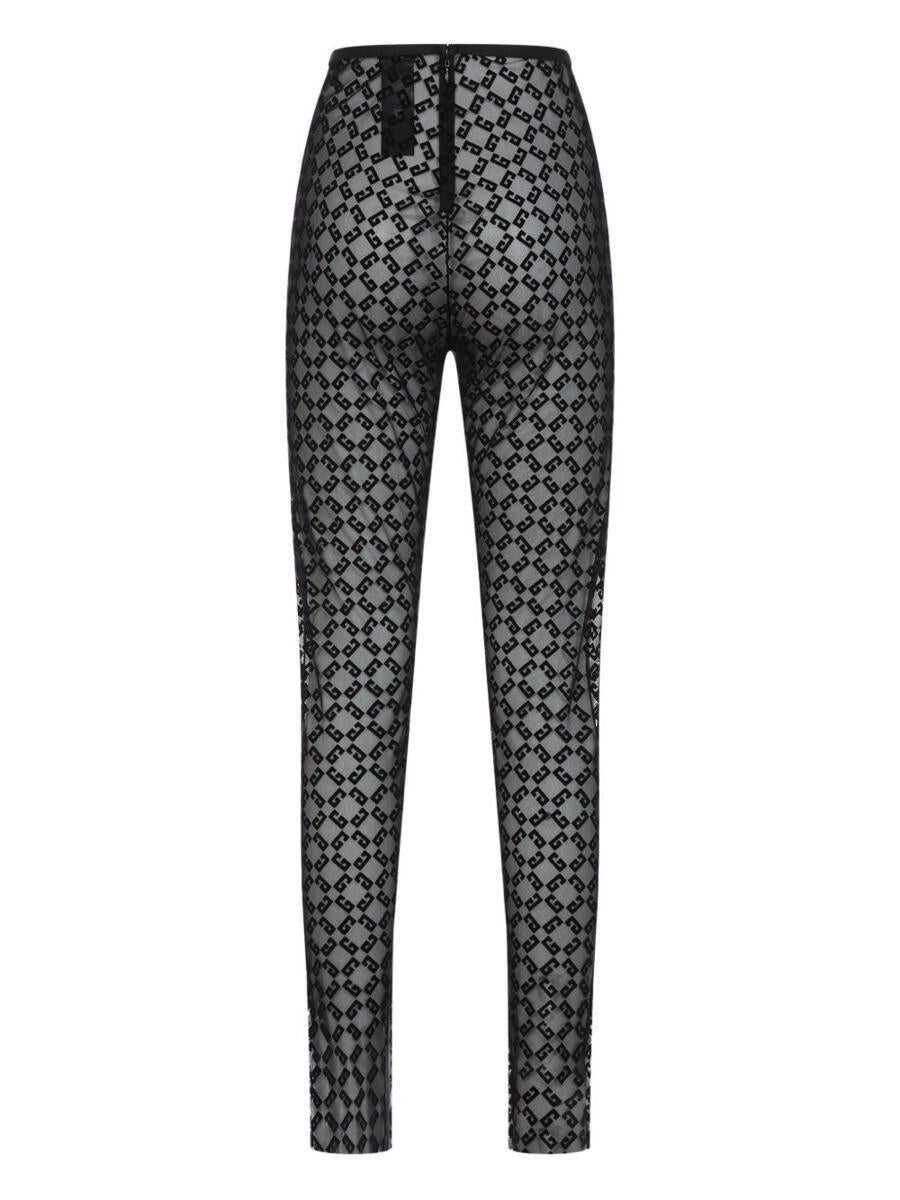 Pantaloni casual Givenchy Givenchy Leggings Black Femei (BM 18960903) 2