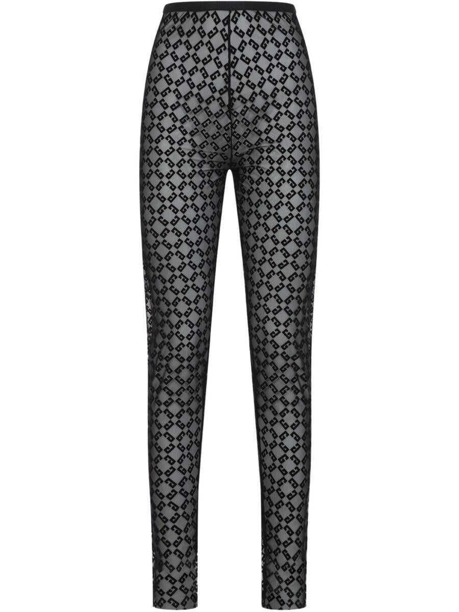 Pantaloni casual Givenchy Givenchy Leggings Black Femei (BM 18960903) 1
