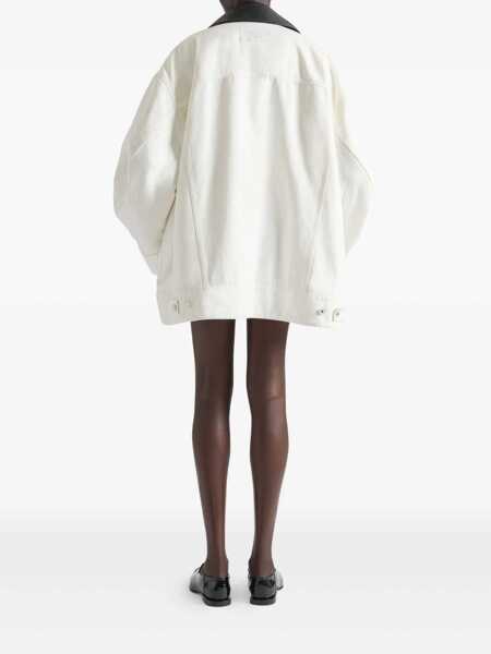 Geci Parka Givenchy Givenchy Denim Parka Clothing WHITE Femei (BM 18960930) 3