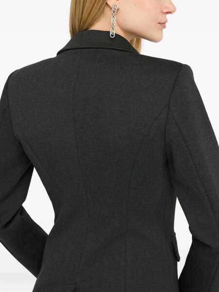 Sacouri Liu Jo Liu Jo Dark Grey Blazer In Milano Stitch GREY Femei (BM 18961092) 5