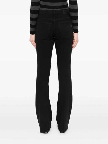 Blugi Dondup Dondup Black Flared Jeans Black Femei (BM 18961572) 4