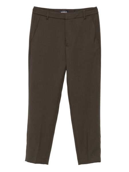Pantaloni casual Dondup Dondup Brown Trousers In Wool BROWN Femei (BM 18961578) 1