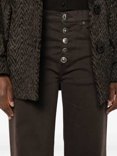 Blugi Dondup Dondup Brown Jeans Featuring A Five-Button Fly BROWN Femei (BM 18961581) 5