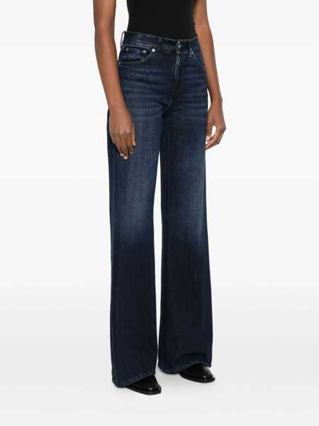 Blugi Dondup Dondup Dark Blue High-Waisted Jeans BLUE Femei (BM 18961584) 3