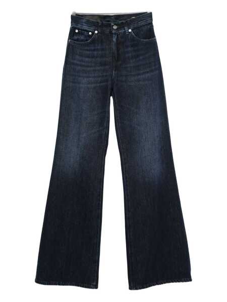 Blugi Dondup Dondup Dark Blue High-Waisted Jeans BLUE Femei (BM 18961584) 1