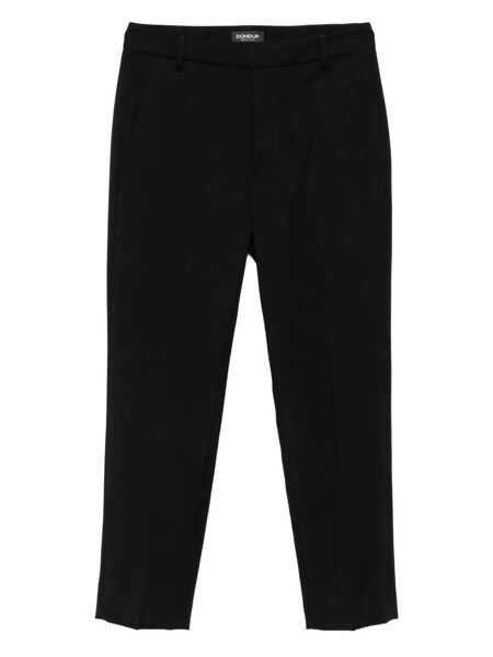 Pantaloni casual Dondup Dondup Black Trousers In Wool Black Femei (BM 18961614) 1
