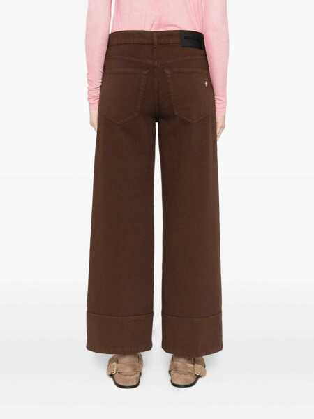Blugi Dondup Dondup Five-Pocket Brown Jeans BROWN Femei (BM 18961632) 4