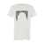 Rick Owens White Crewneck T-Shirt With Logo Print On The Front In Cotton Man WHITE