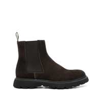 Bocanci Brown Chelsea Boots In Suede Man Barbati