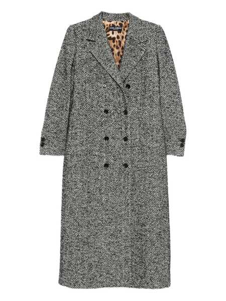 Paltoane Dolce & Gabbana Dolce & Gabbana Wool Double-Breasted Coat GREY Femei (BM 18961944) 1