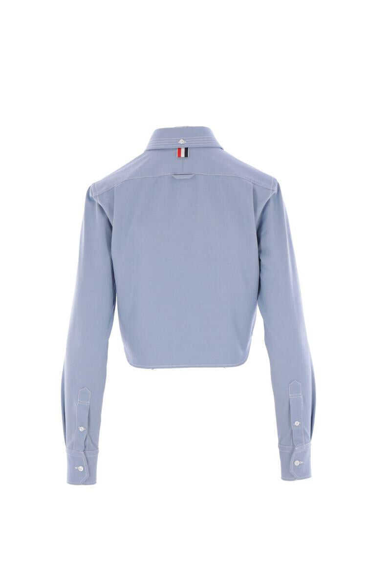Camasi Thom Browne Thom Browne Shirts BLUE Femei (BM 18962418) 2