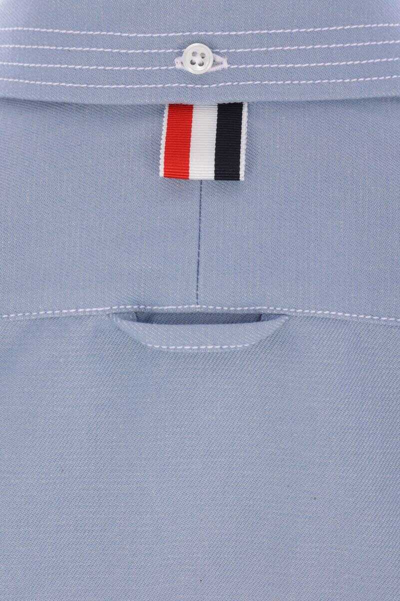 Camasi Thom Browne Thom Browne Shirts BLUE Femei (BM 18962418) 4