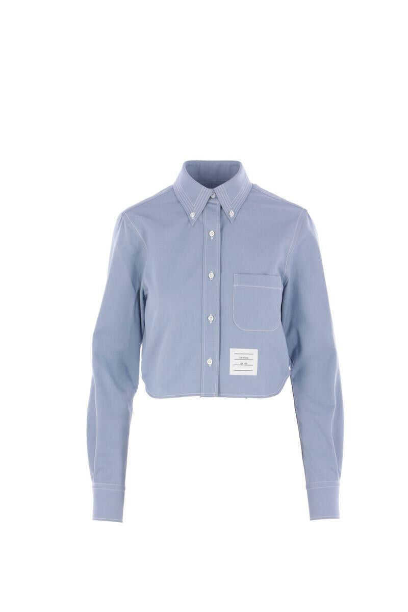 Camasi Thom Browne Thom Browne Shirts BLUE Femei (BM 18962418) 1