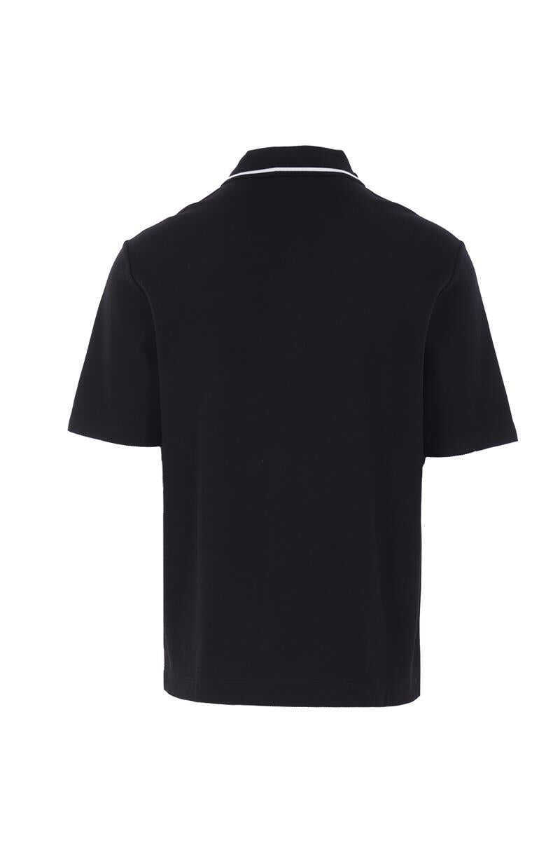 Camasi Dolce & Gabbana Dolce & Gabbana T-Shirts And Polos Black Barbati (BM 18962532) 2