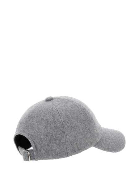 Sepci HELEN KAMINSKI Grey Baseball Cap With Logo Embroidery On The Front In Wool Woman GREY Femei (BM 18963240) 2
