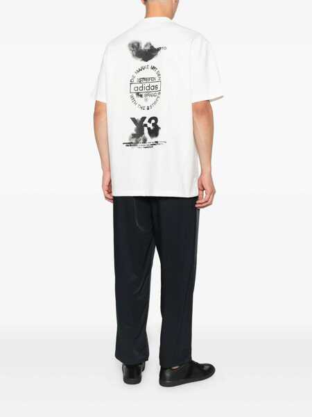 Topuri Y-3 Y-3 Adidas Gfx Ss Tee 1 CWHITE Femei (BM 18963822) 2
