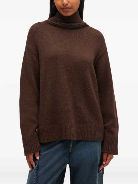 Pulovere Ganni Ganni Sweater SHAVED CHOCOLATE Femei (BM 18964152) 3