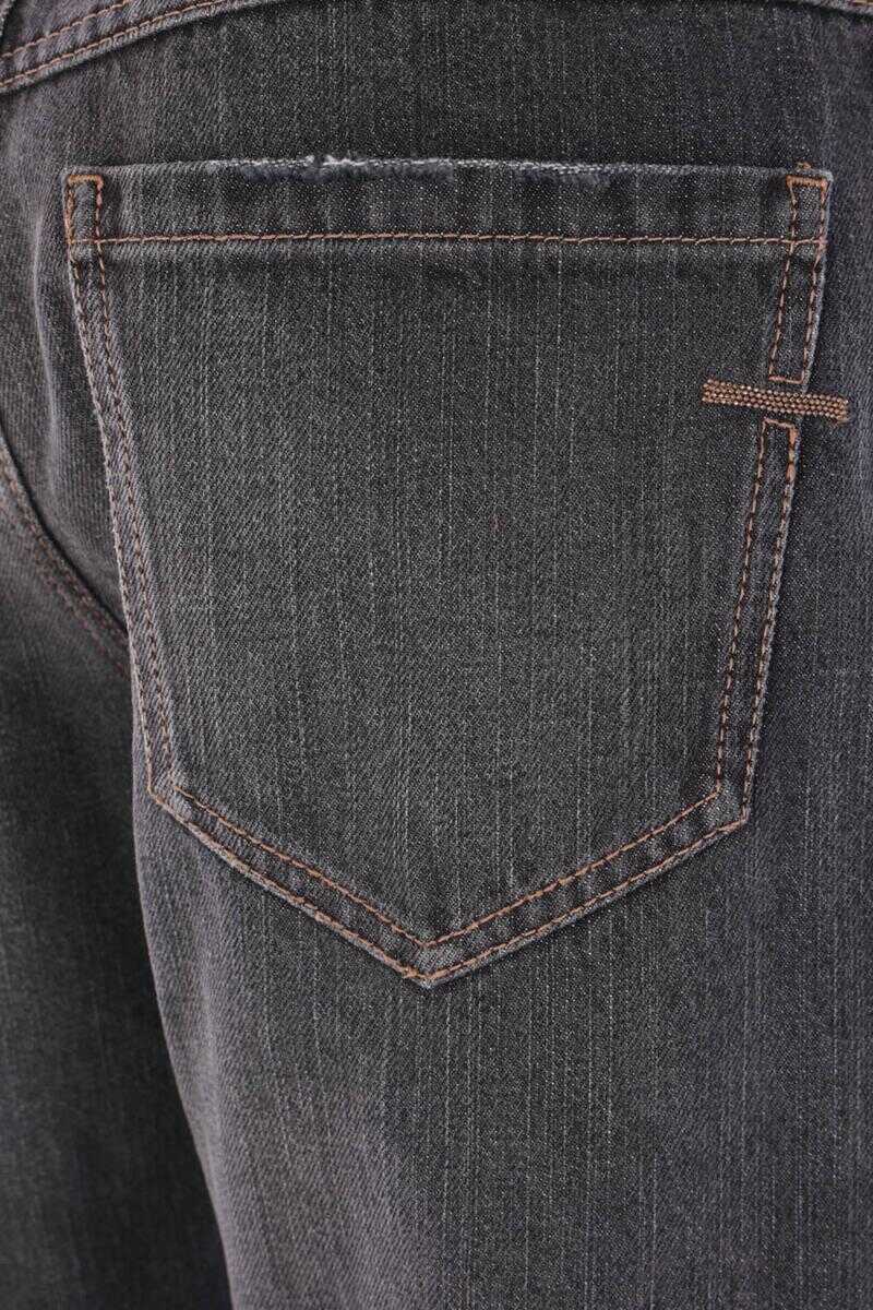 Blugi Brunello Cucinelli Brunello Cucinelli Jeans SLATE DISTRESSED DENIM Femei (BM 18964680) 3