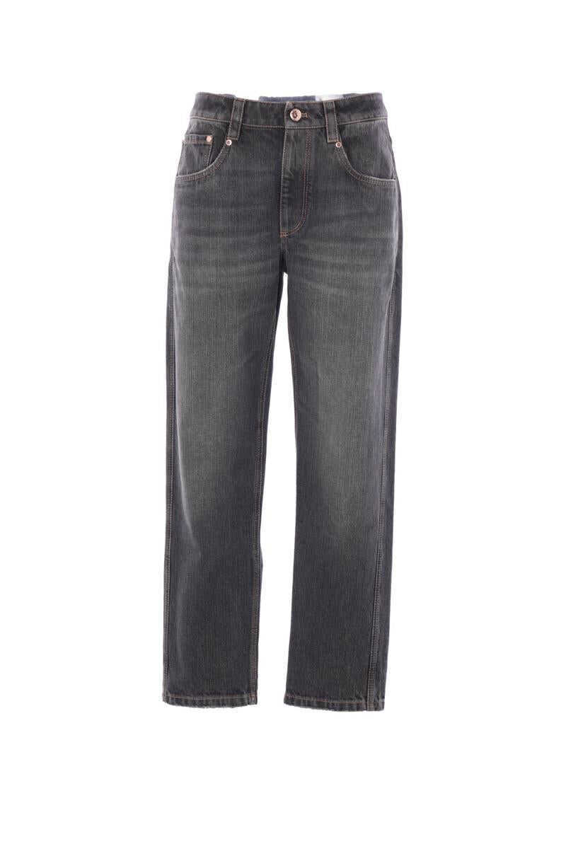 Blugi Brunello Cucinelli Brunello Cucinelli Jeans SLATE DISTRESSED DENIM Femei (BM 18964680) 1