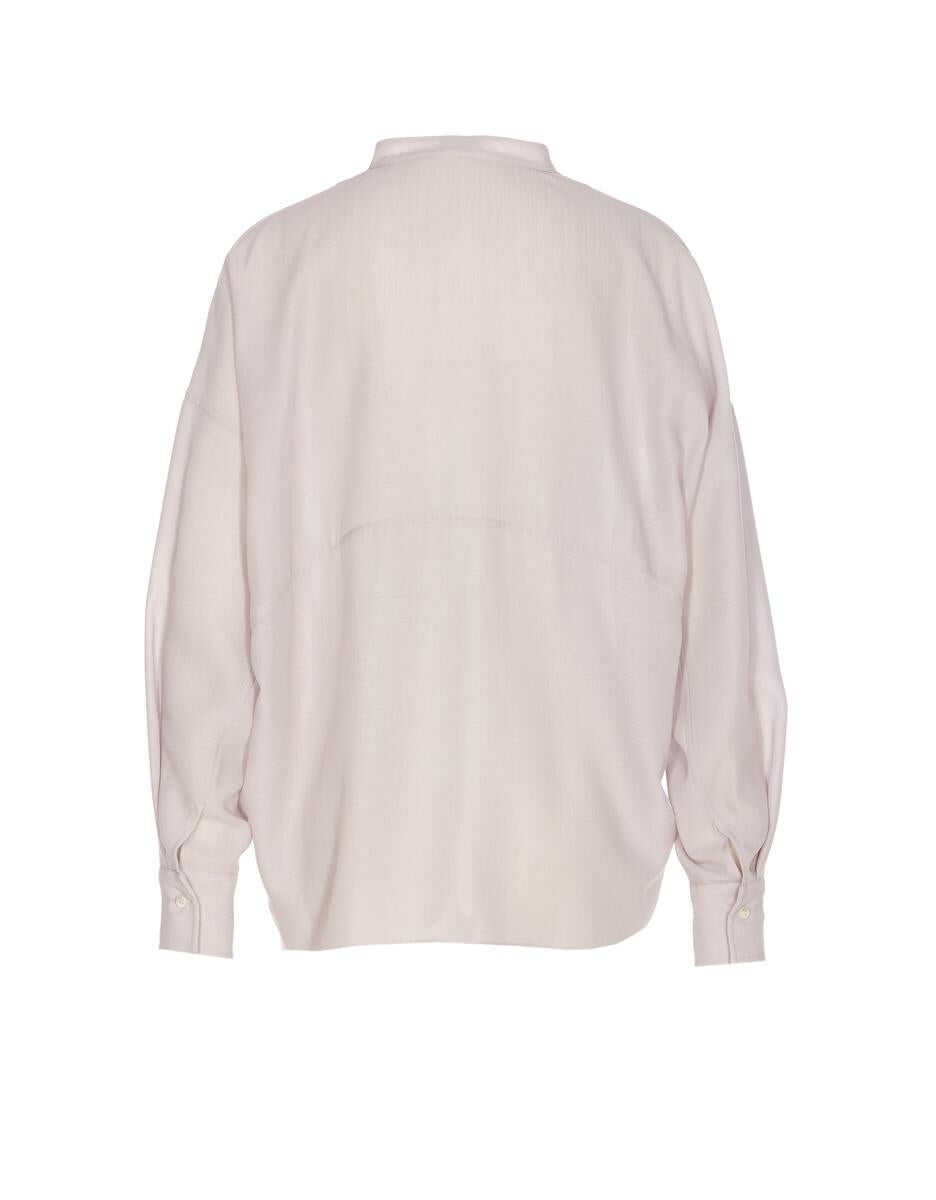 Camasi Brunello Cucinelli Brunello Cucinelli Shirts GREY Femei (BM 18964890) 2