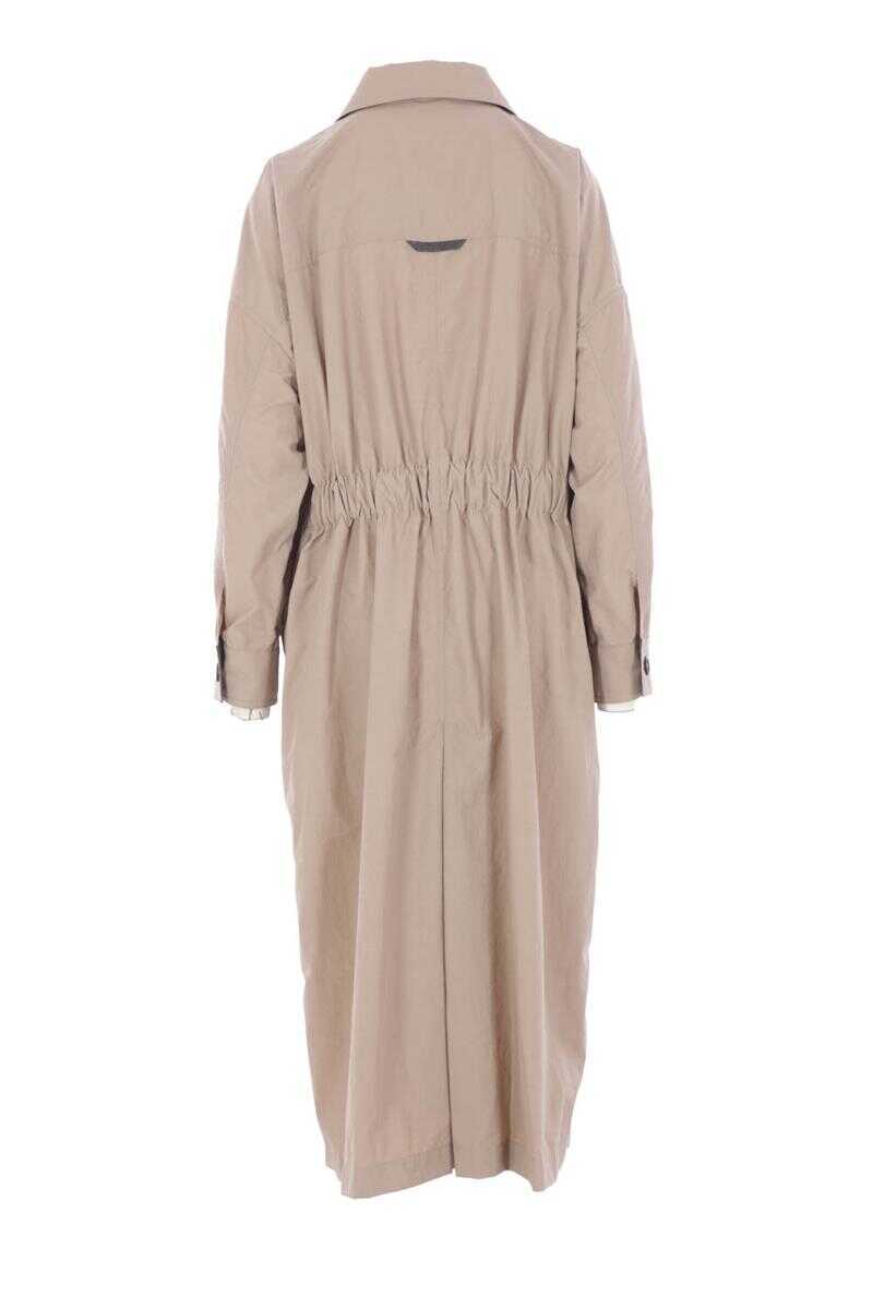 Paltoane Brunello Cucinelli Brunello Cucinelli Coats Beige Femei (BM 18964956) 2