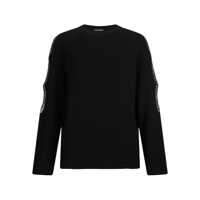 Pulovere Liu Jo Wool Sweater With Embellished Sleeve Details Femei