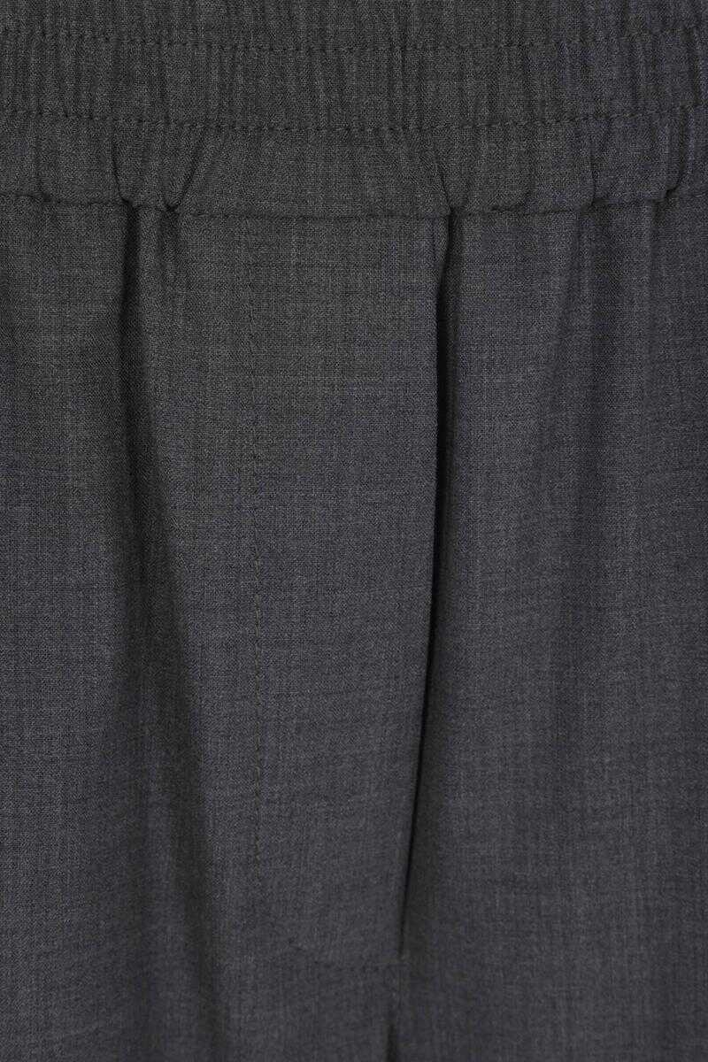 Pantaloni casual Brunello Cucinelli Brunello Cucinelli Trousers LIGNITE GRAY Femei (BM 18965160) 3
