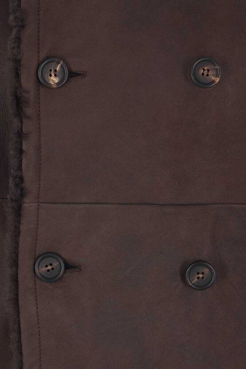 Paltoane Brunello Cucinelli Brunello Cucinelli Coats Brown Femei (BM 18965184) 4