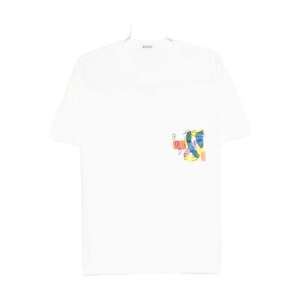 Topuri BODE Bode T-Shirts & Vests WHITE Barbati (BM 18965202) 1