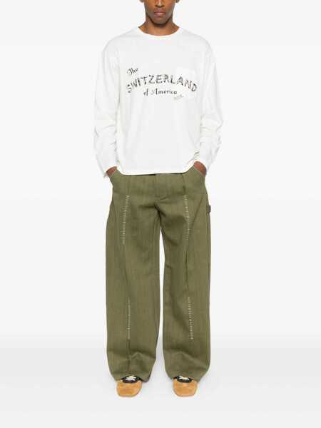 Topuri BODE Bode T-Shirts & Vests WHITE Barbati (BM 18965205) 2