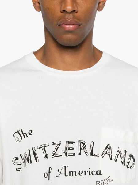 Topuri BODE Bode T-Shirts & Vests WHITE Barbati (BM 18965205) 4