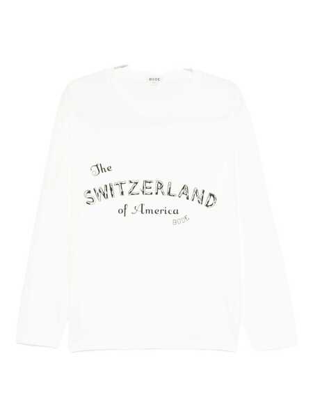 Topuri BODE Bode T-Shirts & Vests WHITE Barbati (BM 18965205) 1