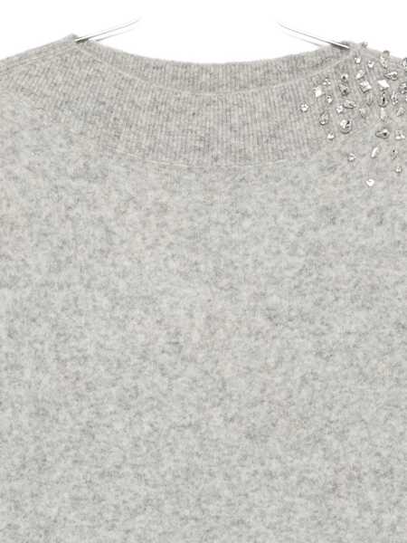 Pulovere SEVENTY Seventy Crystal Embellishment Sweater GREY Femei (BM 18965277) 3