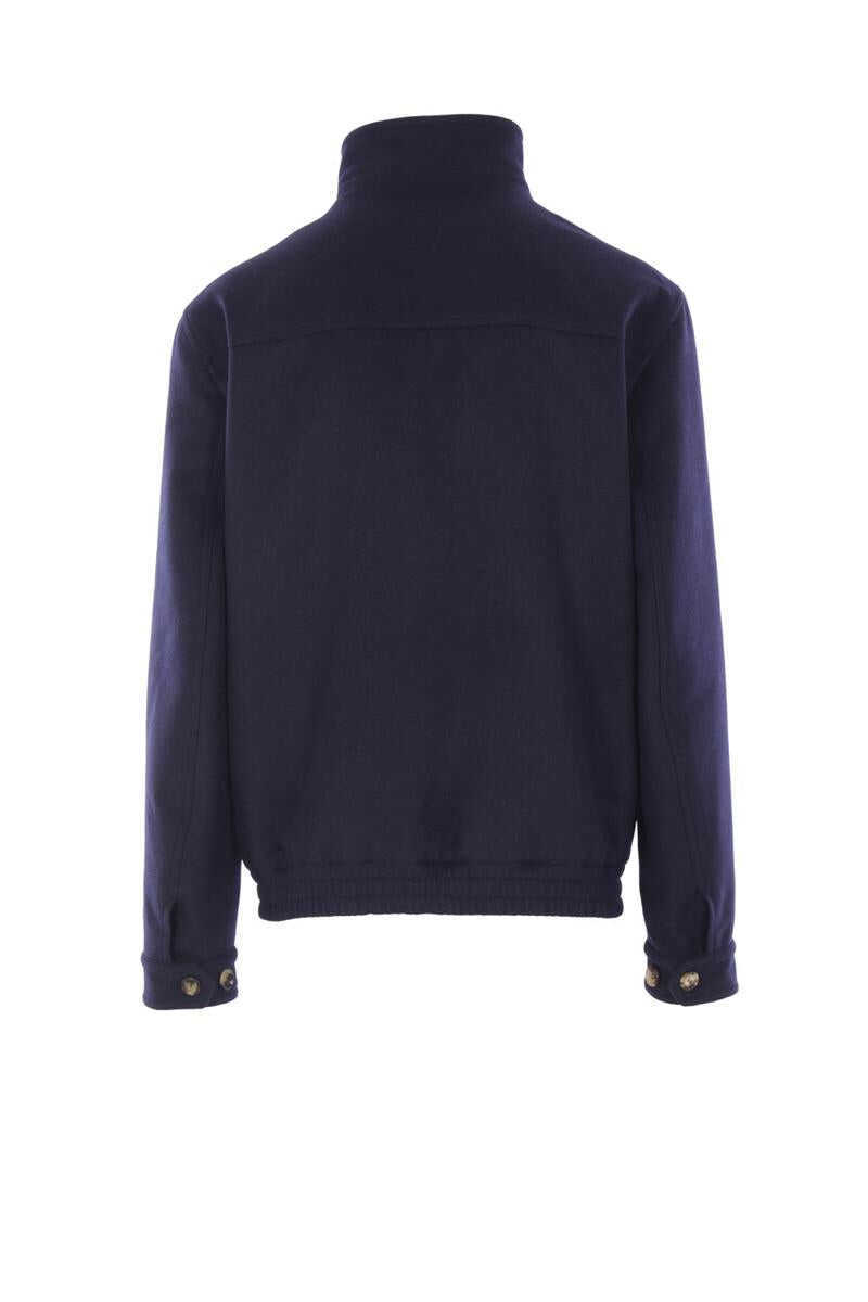 Paltoane Brunello Cucinelli Brunello Cucinelli Coats NAVY/LEADBLUE Barbati (BM 18965316) 2