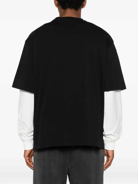 Topuri Off-White Off-White Statement Skate Short Sleeves Tee Clothing Black Femei (BM 18965514) 3