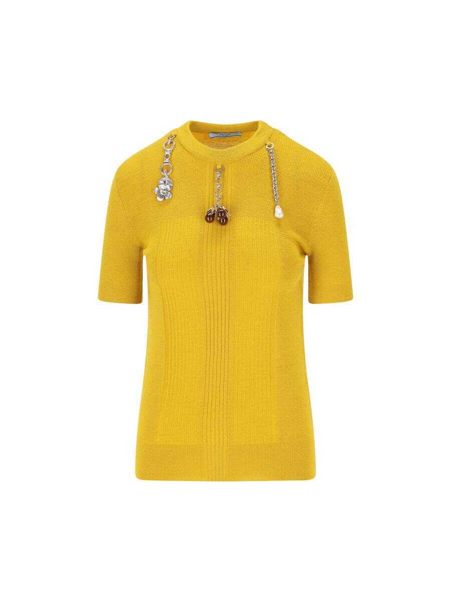 Pulovere Prada Prada Jerseys Orange Femei (BM 18965523) 1