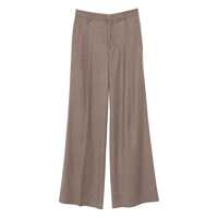 Pantaloni casual Tagliatore Brown Trousers With Pleats Femei