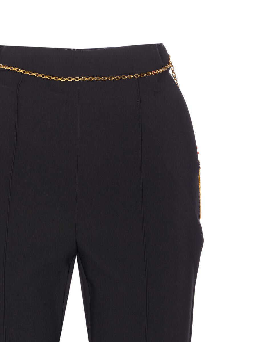 Pantaloni casual Elisabetta Franchi Elisabetta Franchi Trousers Black Femei (BM 18965634) 4