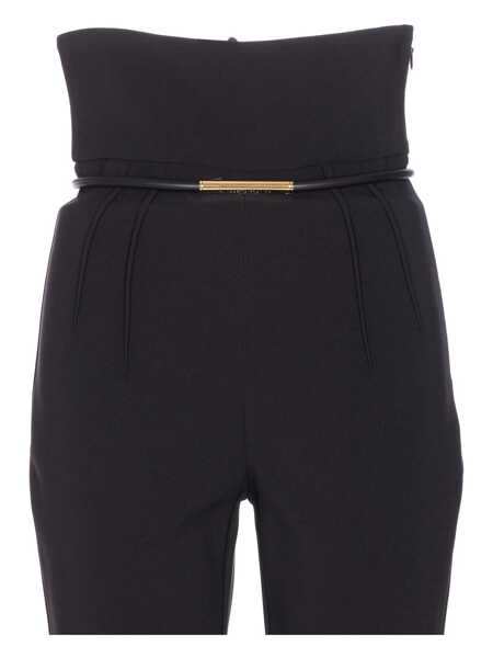 Pantaloni casual Elisabetta Franchi Elisabetta Franchi Trousers Black Femei (BM 18965637) 4