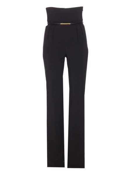 Pantaloni casual Elisabetta Franchi Elisabetta Franchi Trousers Black Femei (BM 18965637) 1