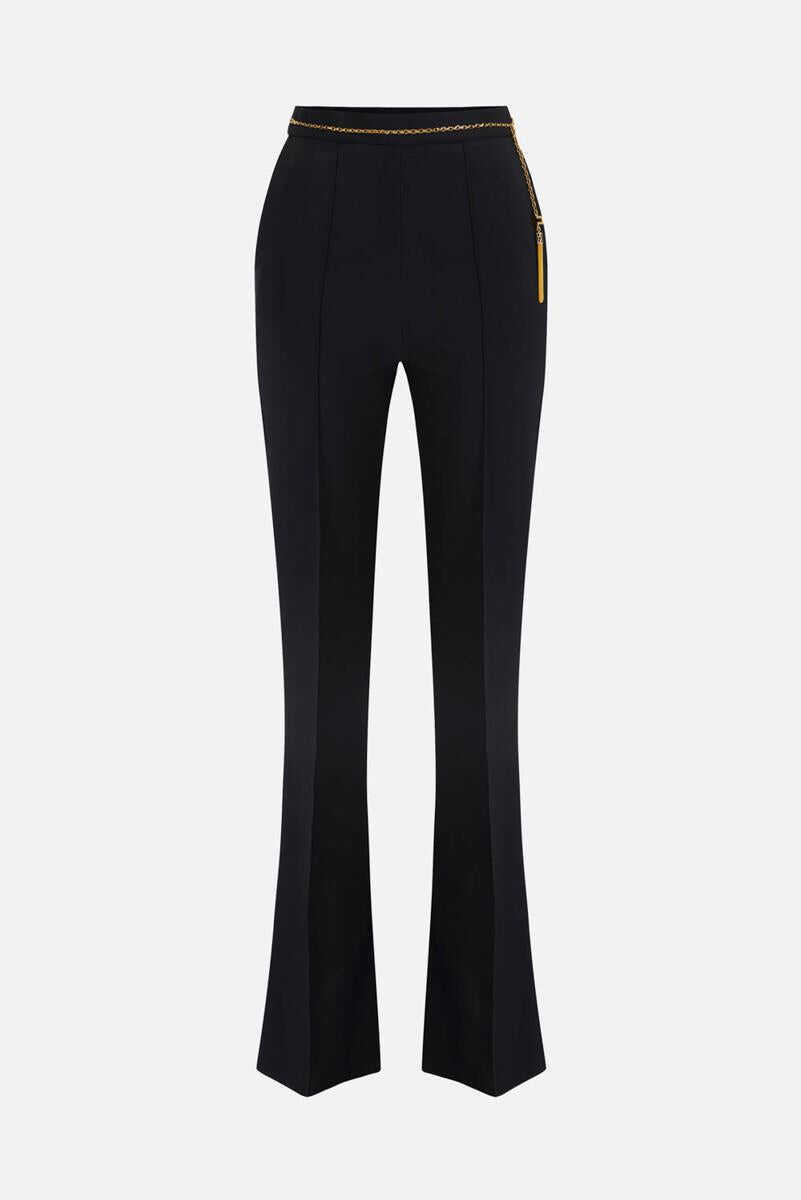 Pantaloni casual Elisabetta Franchi Elisabetta Franchi Trousers Black Femei (BM 18965643) 1